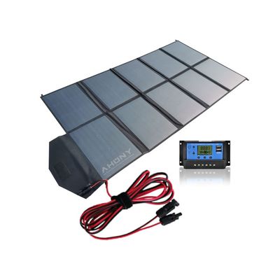 좋은 가격 250W 폴더블 태양 전지 패널 키트 12V 초등 폴더블 태양 전지 충전기 USB 포트 온라인으로