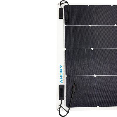 좋은 가격 HJT 150W Semi-Flex 태양 전지 패널 RV 캠핑 밴을위한 초 얇은 굽기 온라인으로