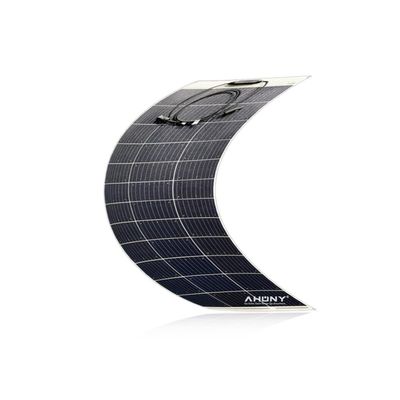 100W 단발 태양 전지 패널 태양광 PV 모듈 반유연성 Rv 태양 전지 시스템
