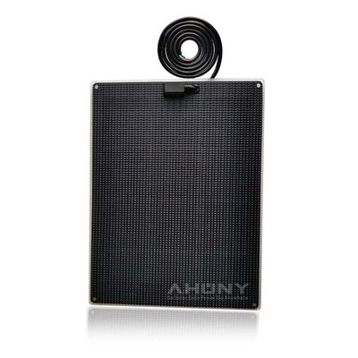 태양 전지 반 딱딱한 태양 전지 패널 40W 투명 태양 전지 패널 pv 모듈은 항해에 걸을 수 있습니다