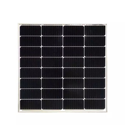 검은색 백색 뒷면 아호니 태양 전지 패널 강성 100W 20.52V -40.C에서 85.C까지 작동