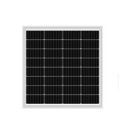 검은색 흰색 지붕 소형 태양광 패널 10w 80w 100w PV 모듈 재판용 소형 CCTV 모바일 IOT 스마트 태양광 에너지 시스템