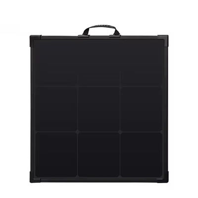 150w 폴더블 휴대용 태양 전지 패널 모듈 충전 키트 가벼운 검은색 캠프용 RV 야외 발전기 발전소