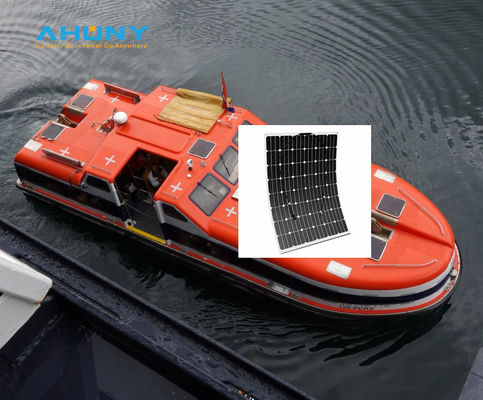 좋은 가격 유연한 태양 전지 패널 200w Longi 셀 해양 구조 보트 요트 전원 공급 OEM 디자인 온라인으로