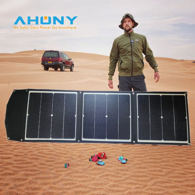 좋은 가격 100W 휴대용 태양 전지 패널 25.8% 높은 효율성 ETFE 접이식 태양 전지 패널 야외 캠핑 RV 비상 전력 공급 발전소 온라인으로