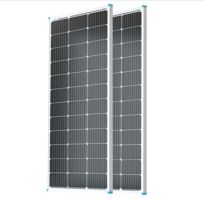 좋은 가격 100W 20V Monocrystalline Solar Panels for RV Marine Rooftop Farm Battery High Cell Efficiency 온라인으로